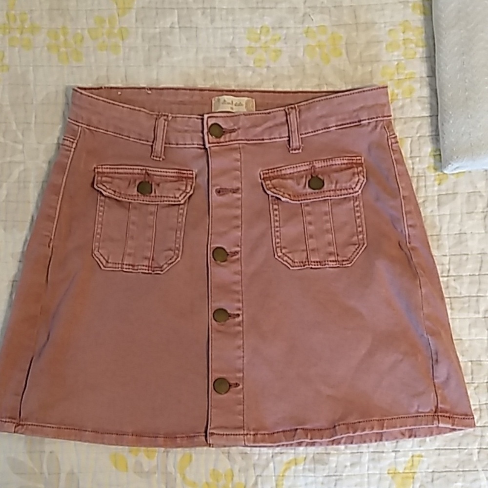 Altar'd State Pink mini skirt